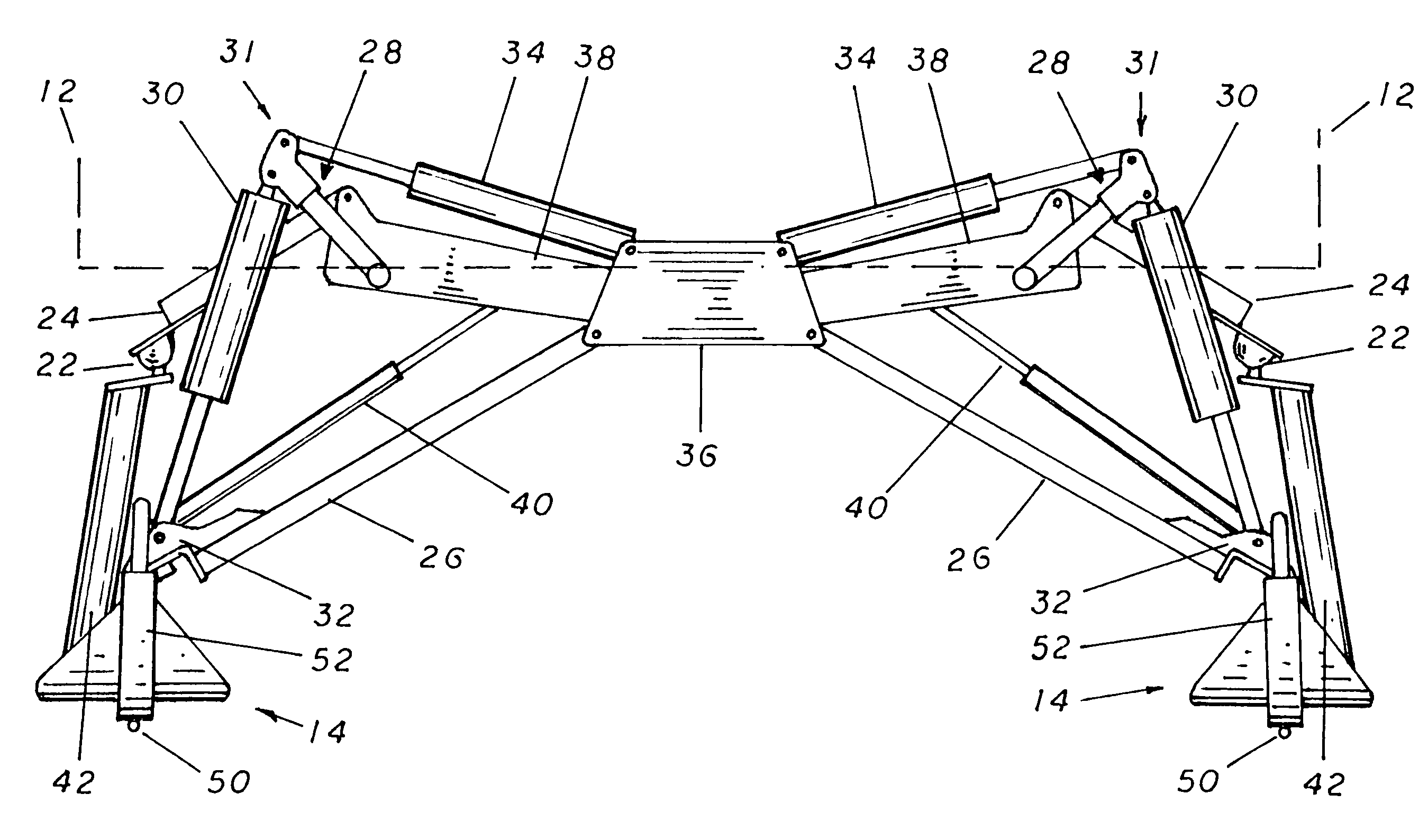 Actuated ski suspension