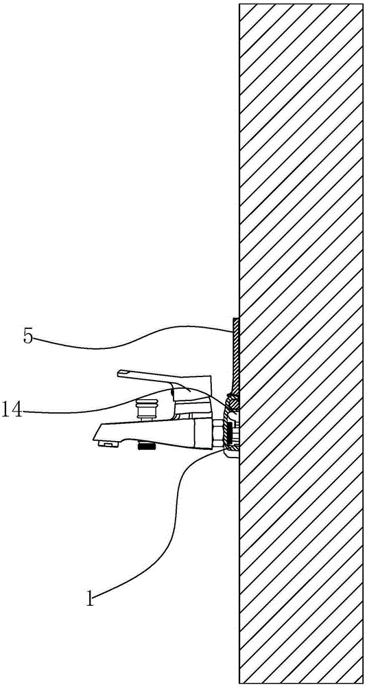 Foldable and detachable shower faucet storage support