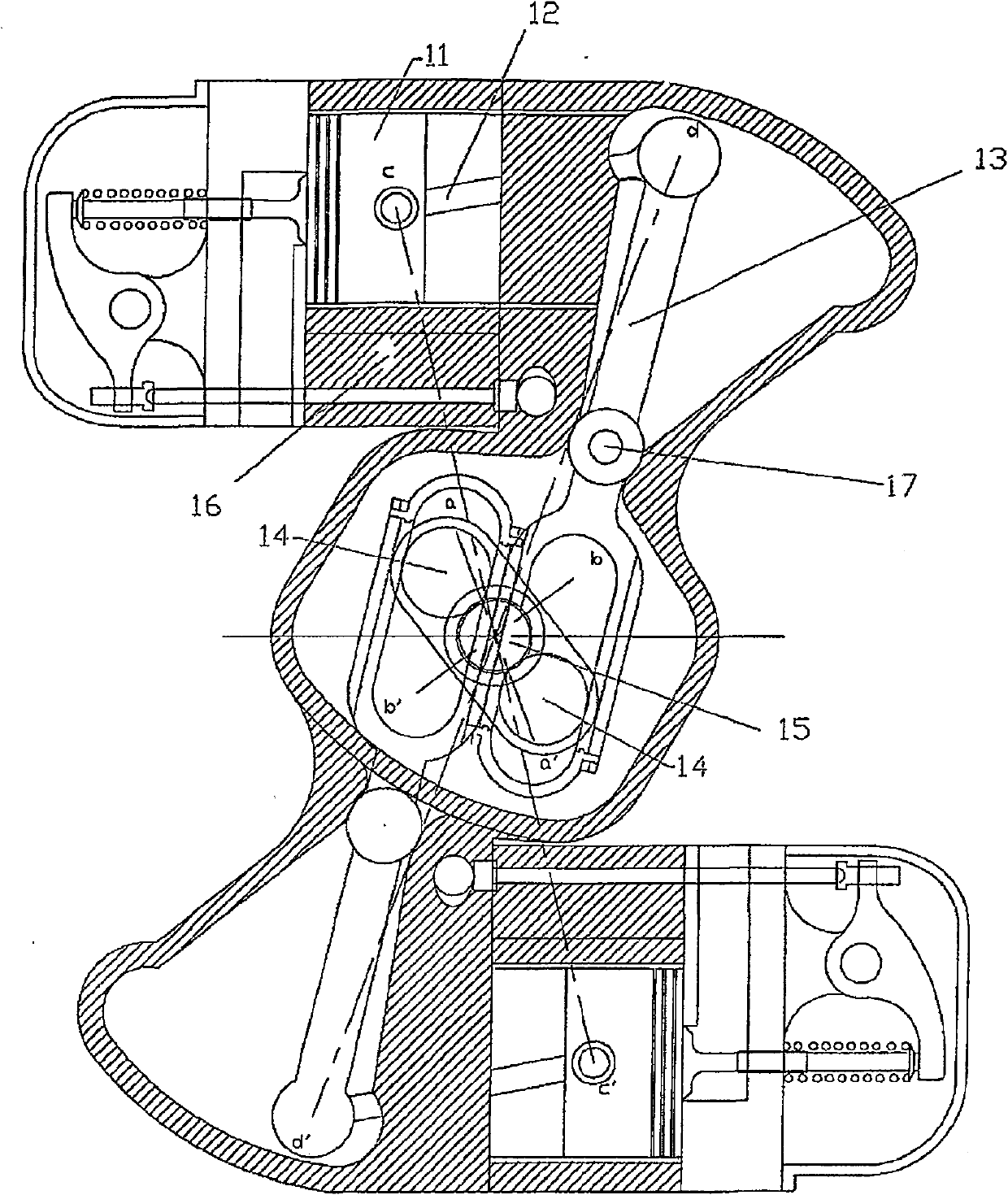 Balanced rotary engine