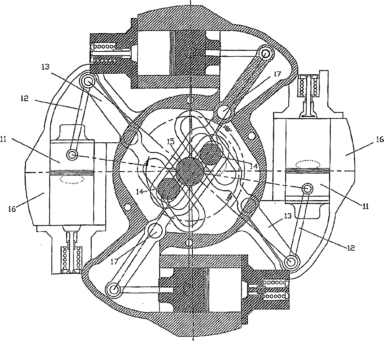 Balanced rotary engine