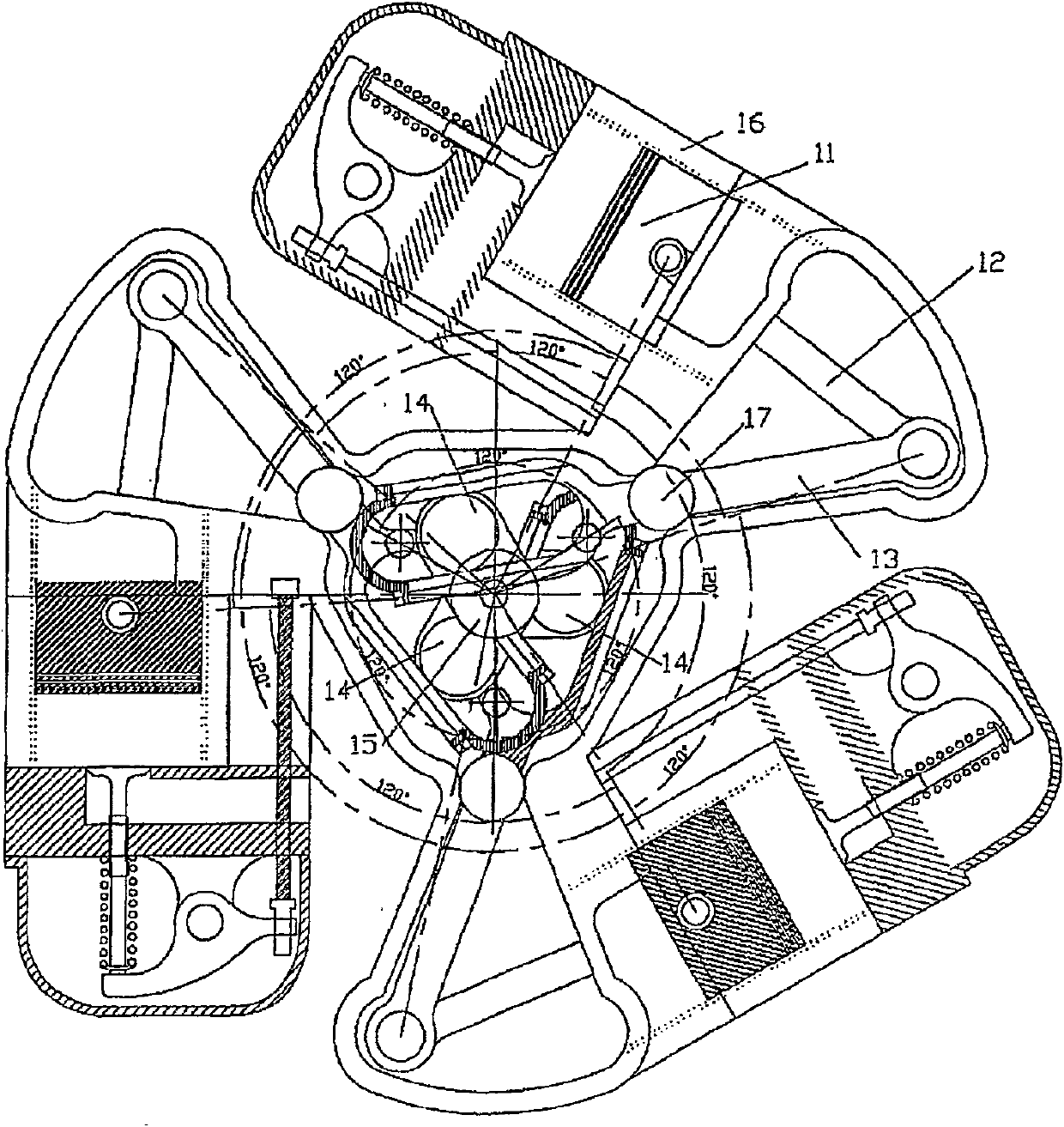 Balanced rotary engine