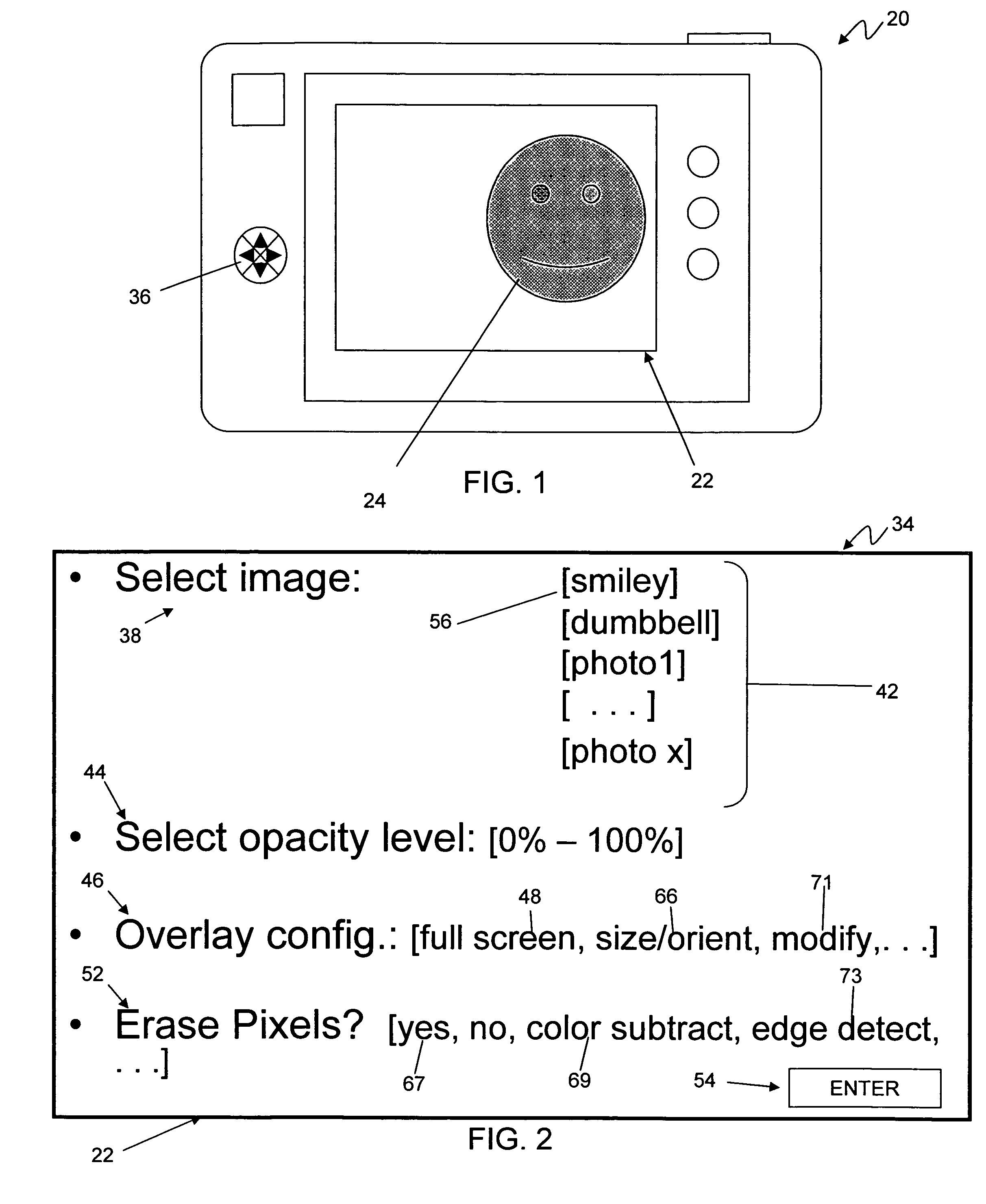 Digital camera having system for digital image composition and related method