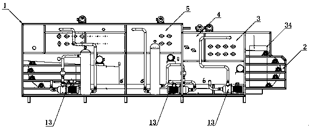 Intelligent slipper washing, drying and disinfecting integrated equipment