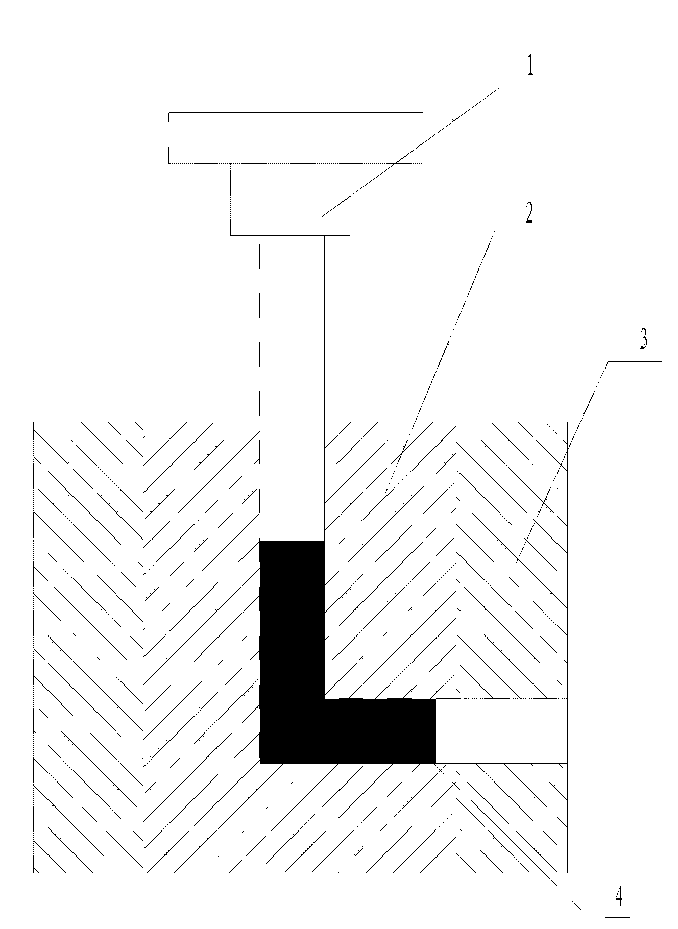 Device capable of realizing accurate control of equal-channel angular extrusion processing route