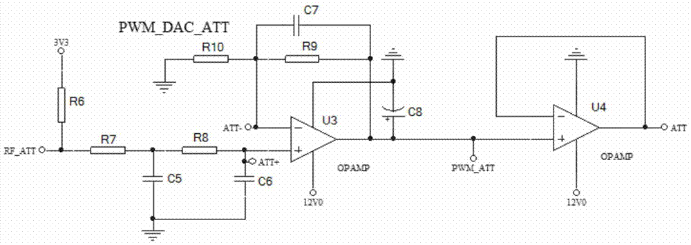 A kind of att control method of managed household optical receiver