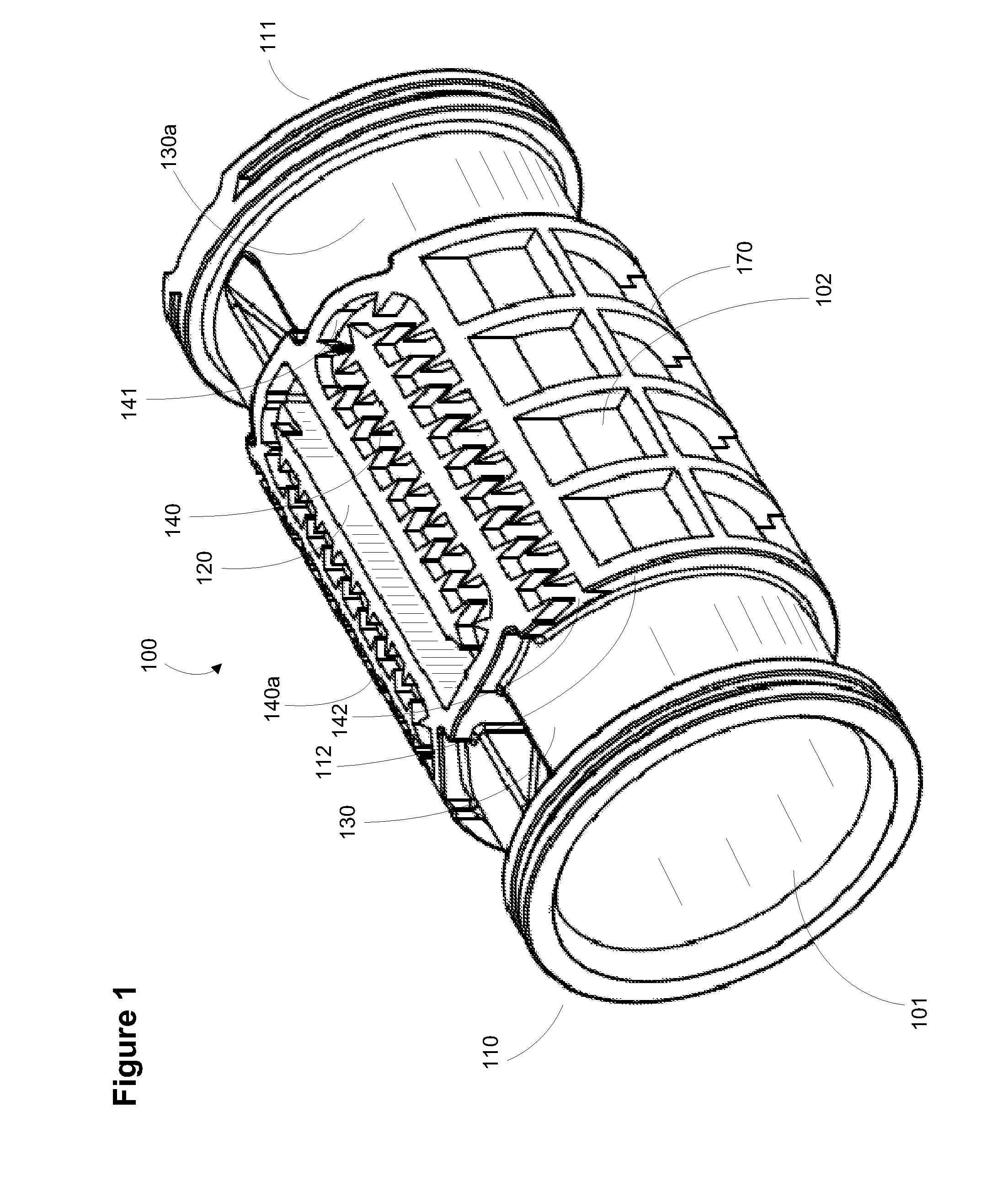 Non-clogging non-pressure compensated drip emitter