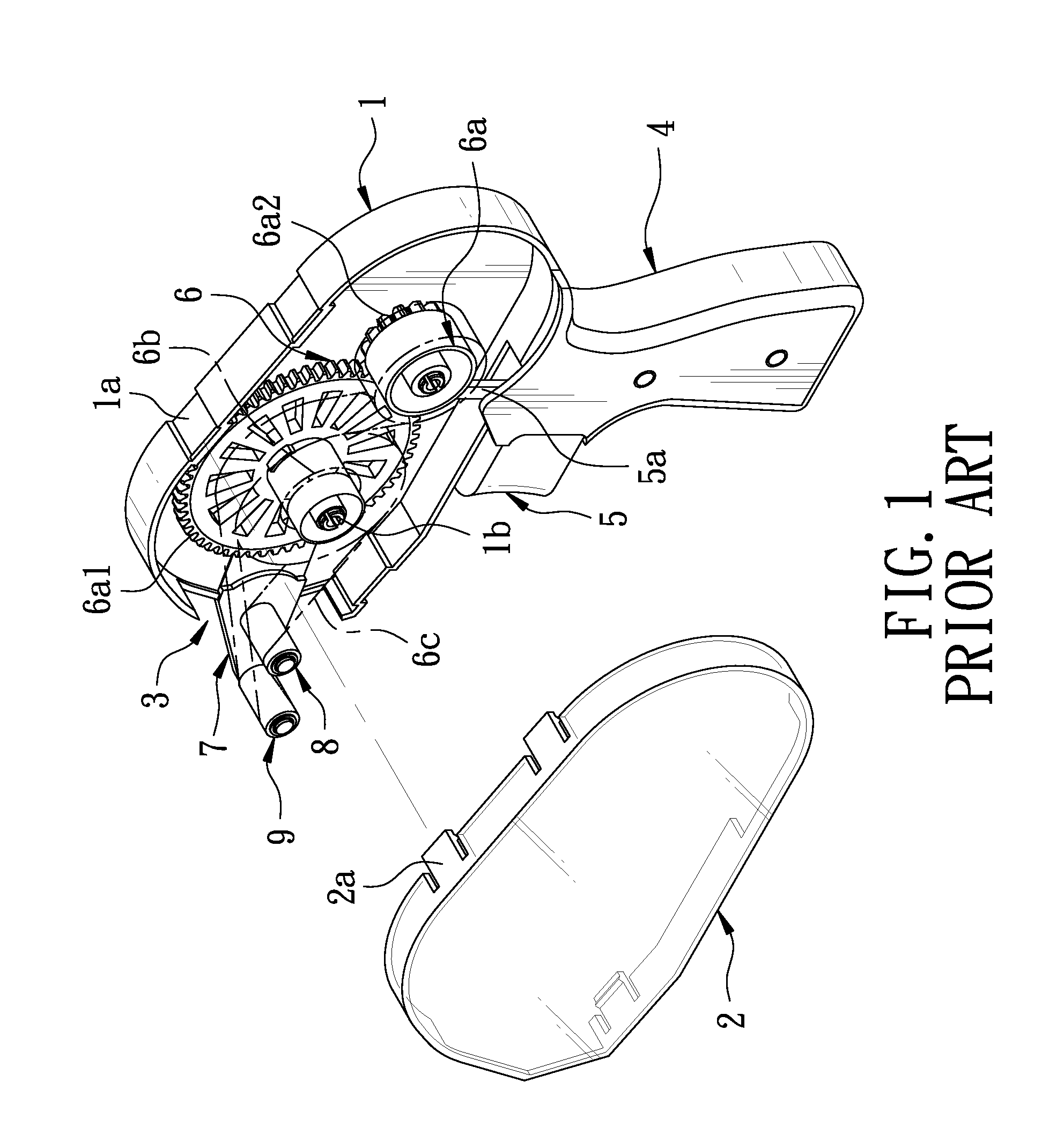 Double-sided adhesive tape dispenser