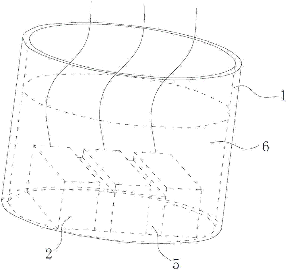 Ultrasonic transducer, focused transducer and focused transducer manufacturing method