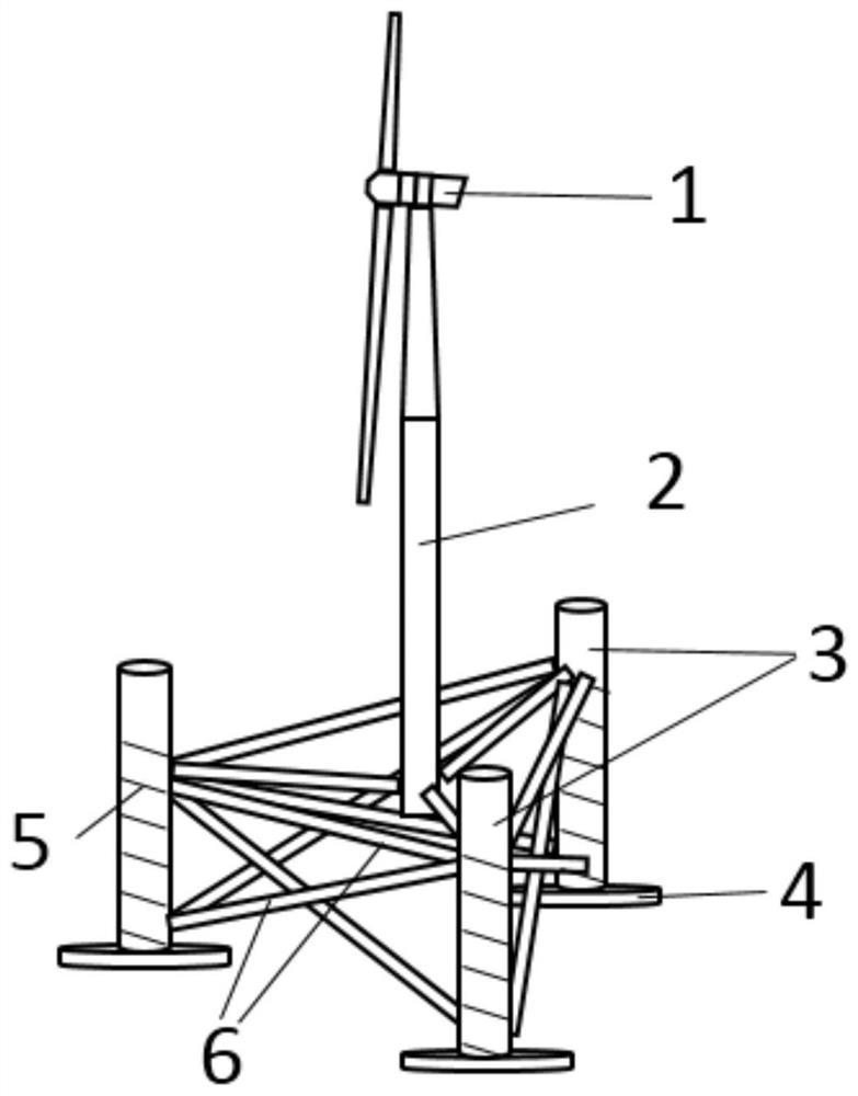 Floating type fan spoiler structure capable of increasing hydrodynamic damping