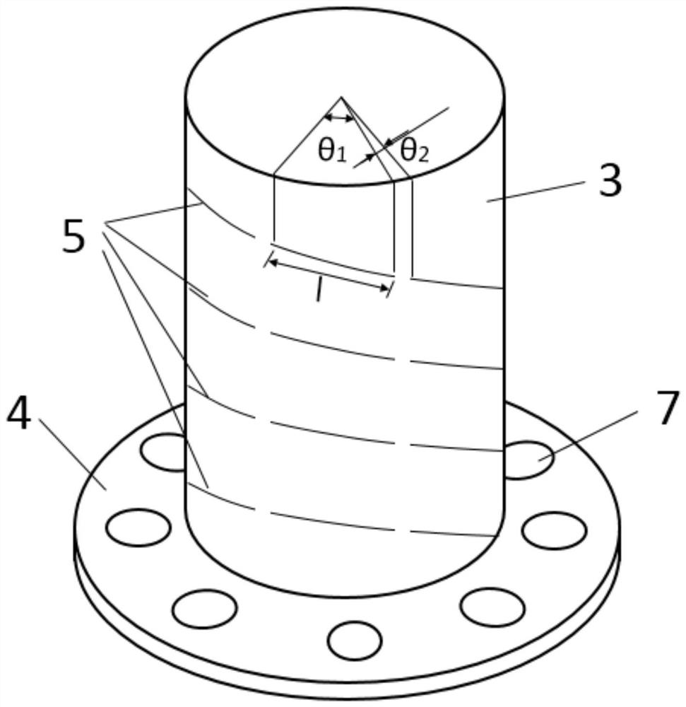 Floating type fan spoiler structure capable of increasing hydrodynamic damping