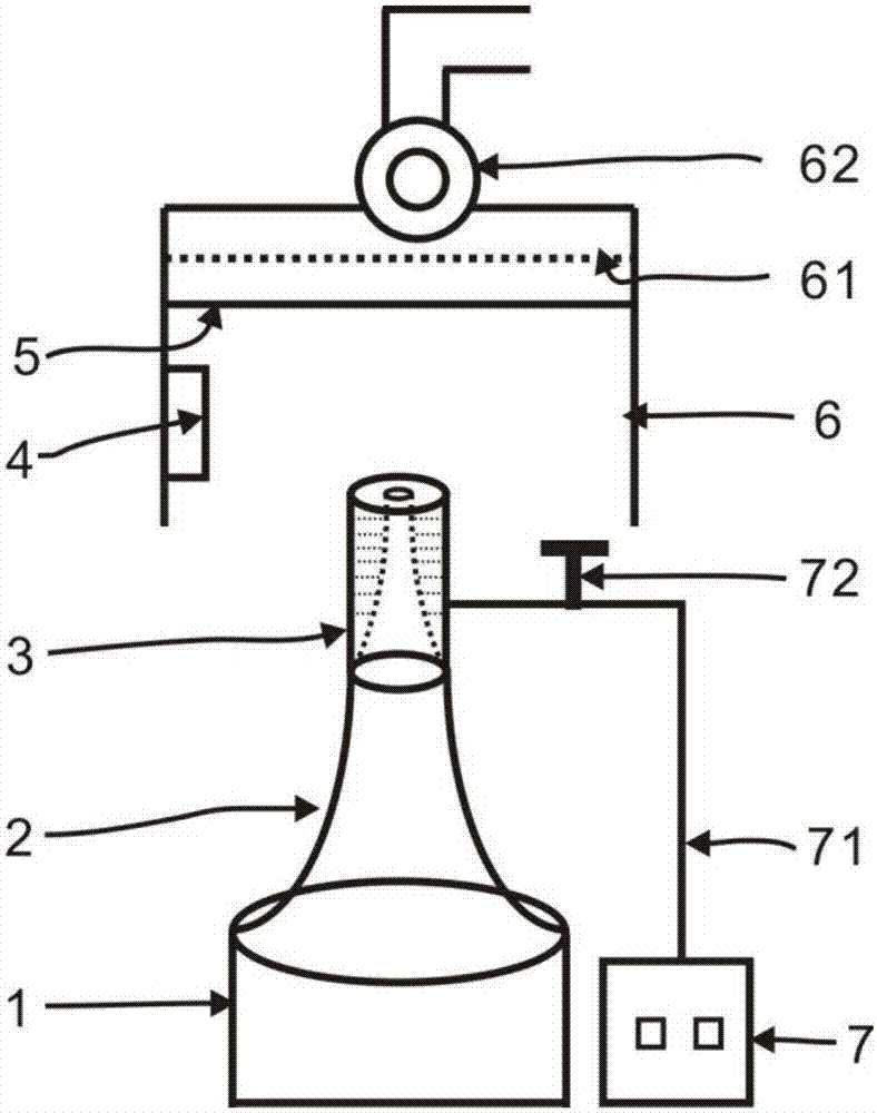 Membrane spinning device and micro-nano material preparation method