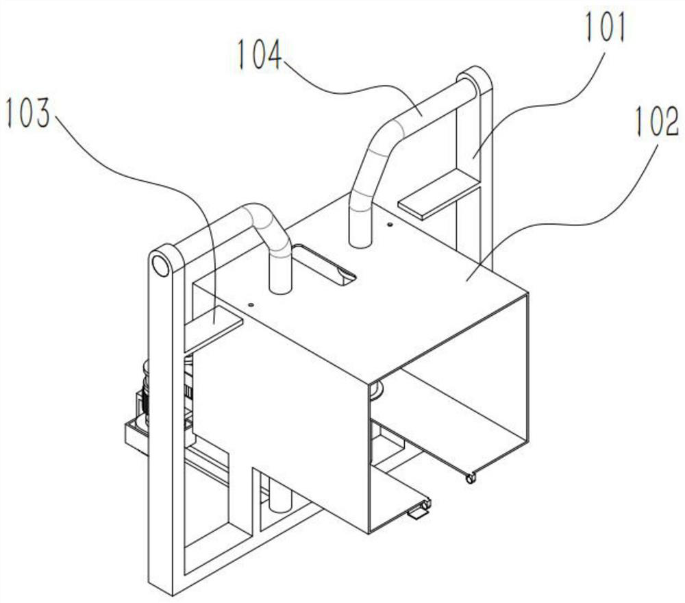 Postoperative medical waste cleaning device