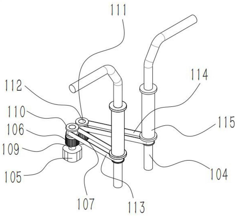 Postoperative medical waste cleaning device