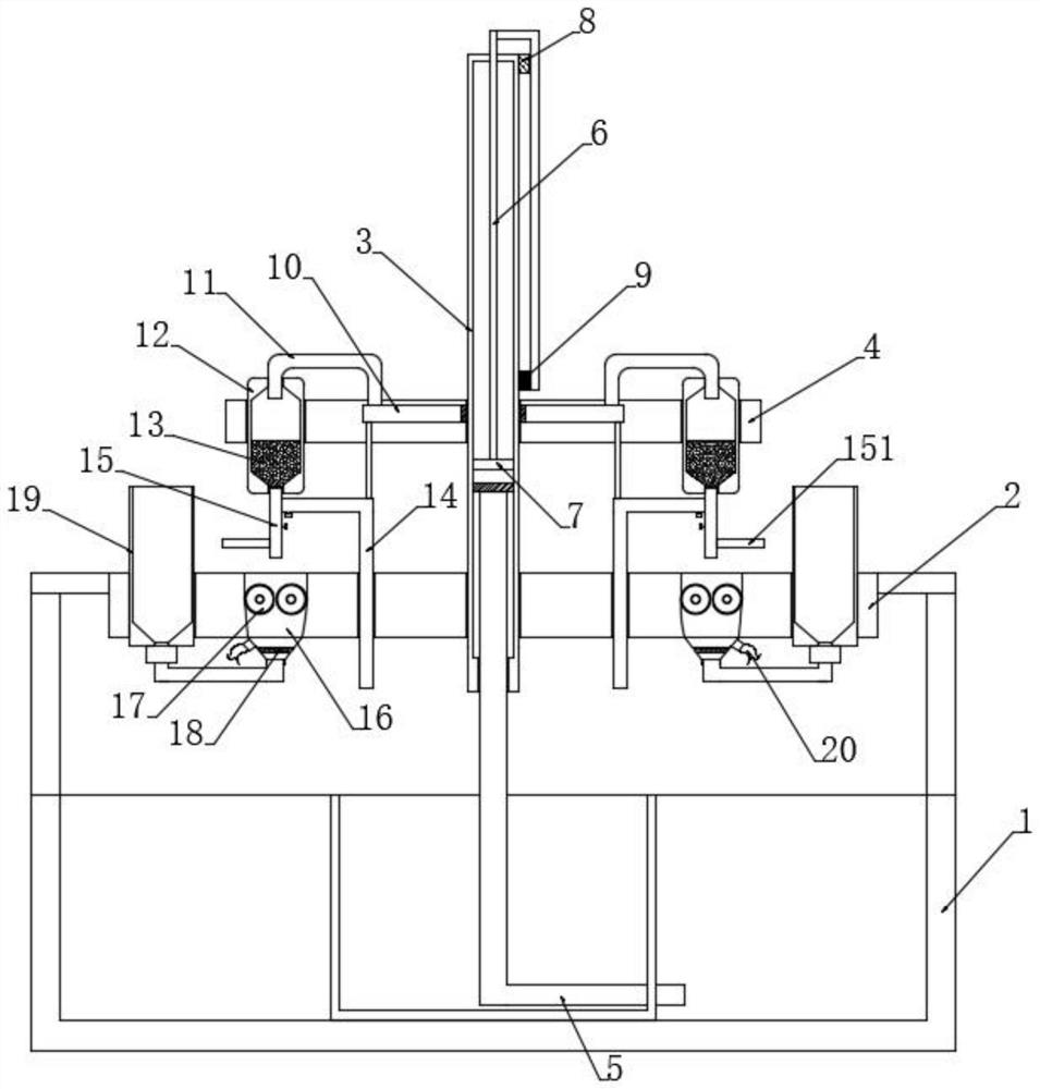 Industrial wastewater quality detection device and use method thereof