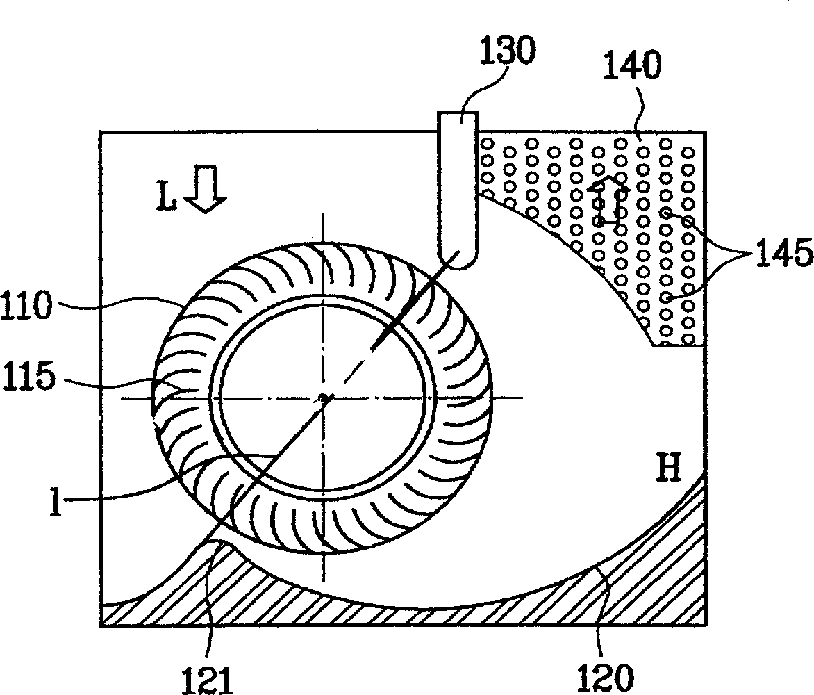 Cross flow fan