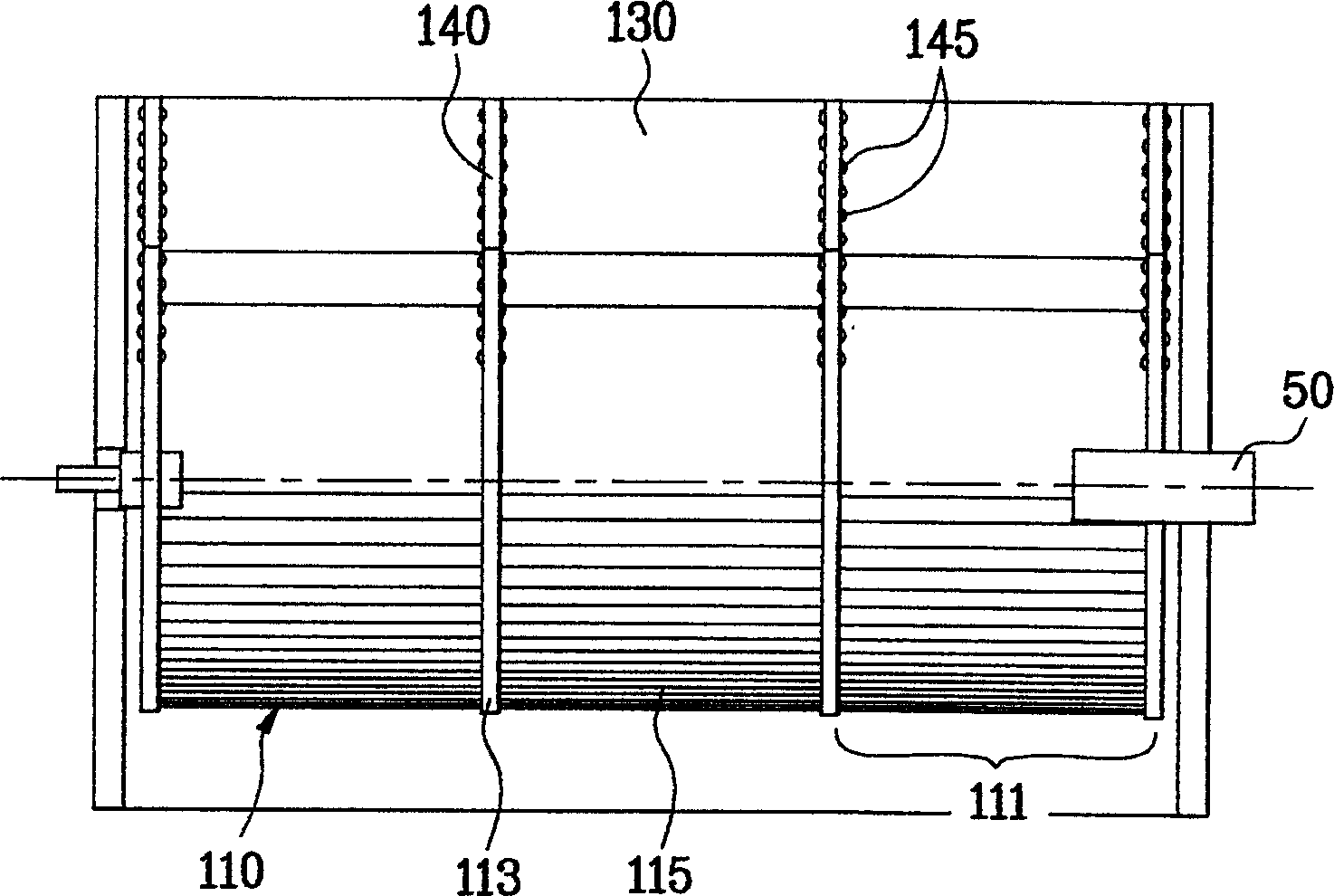 Cross flow fan