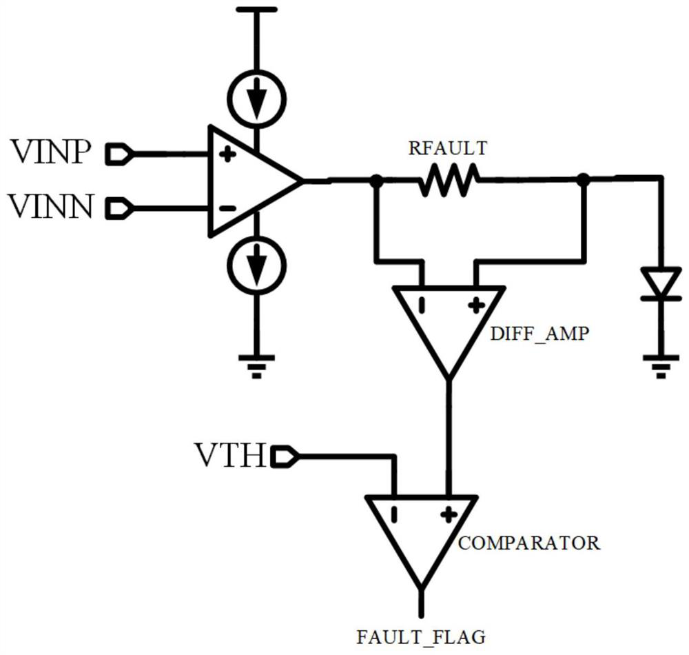 Laser-driven open circuit detection circuit