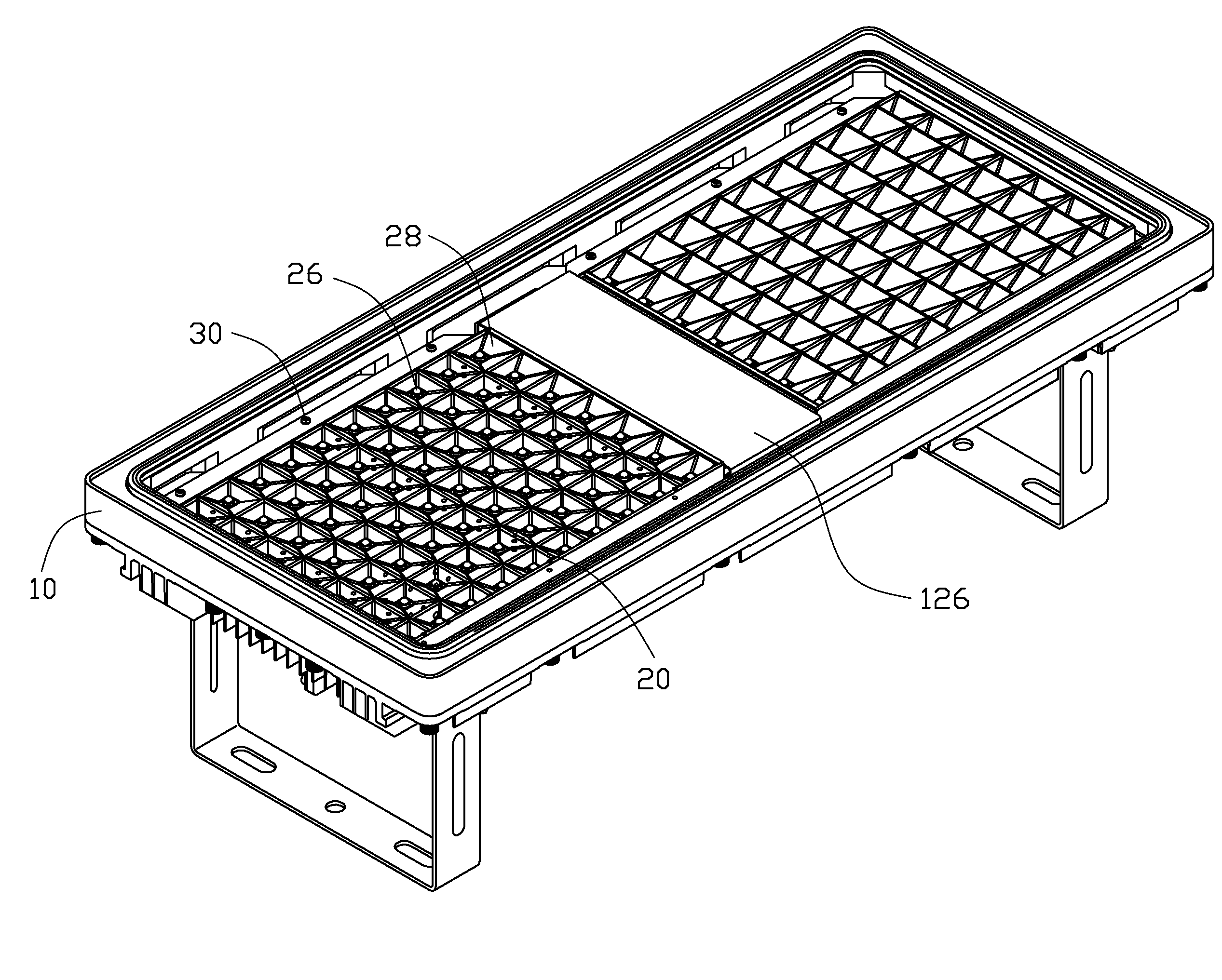 LED lamp having a convenient replacement structure