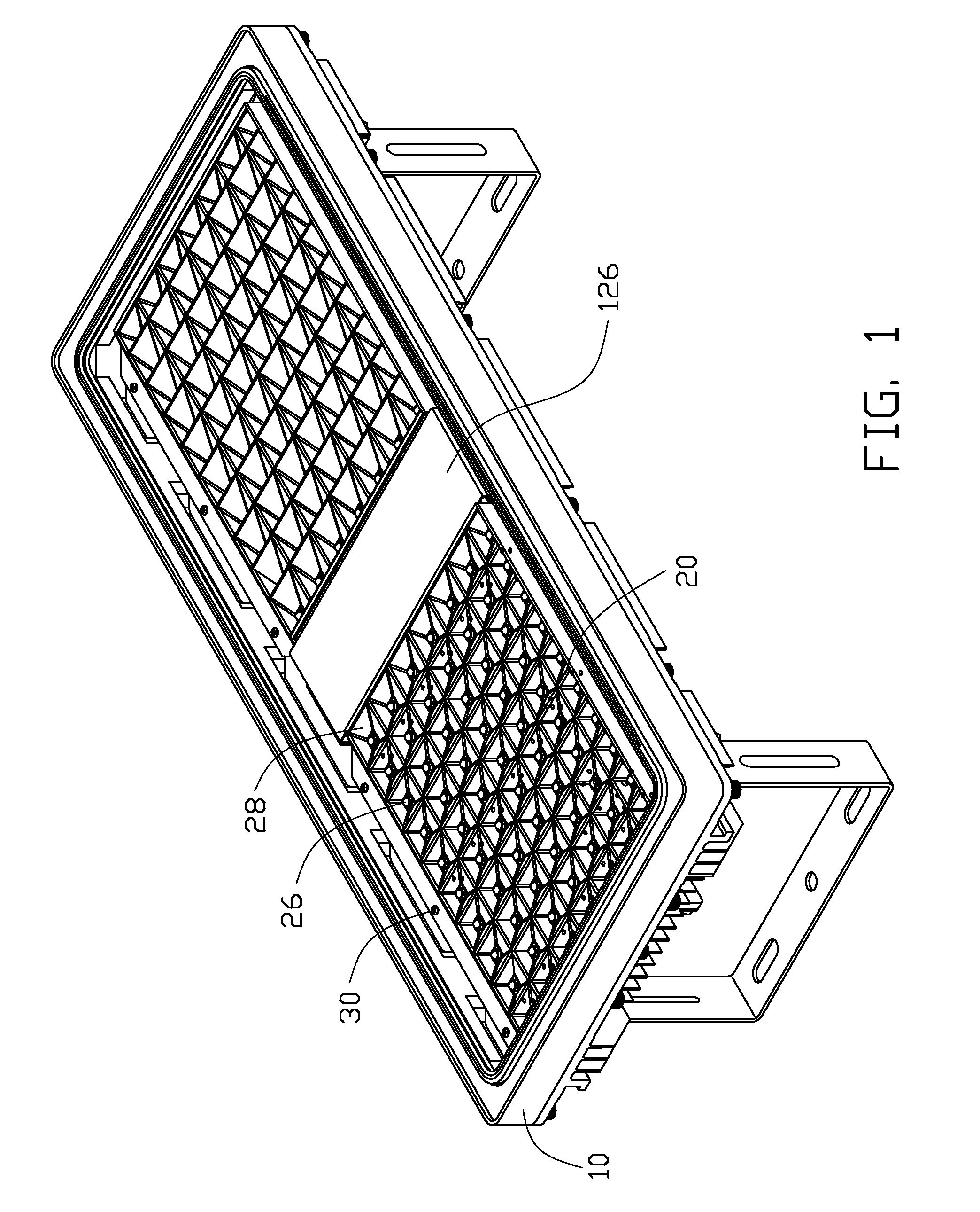 LED lamp having a convenient replacement structure