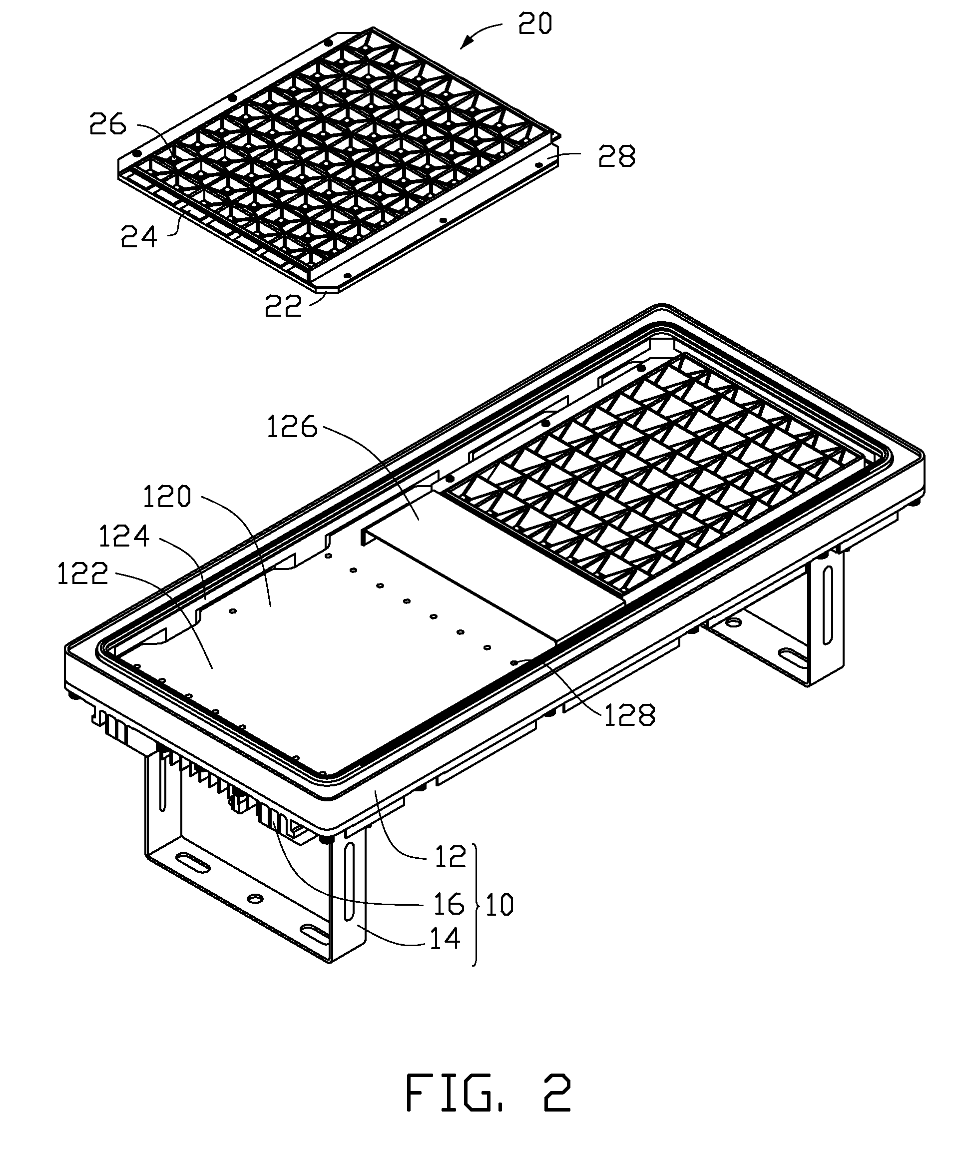 LED lamp having a convenient replacement structure