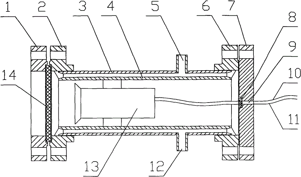 Inspection device for containers