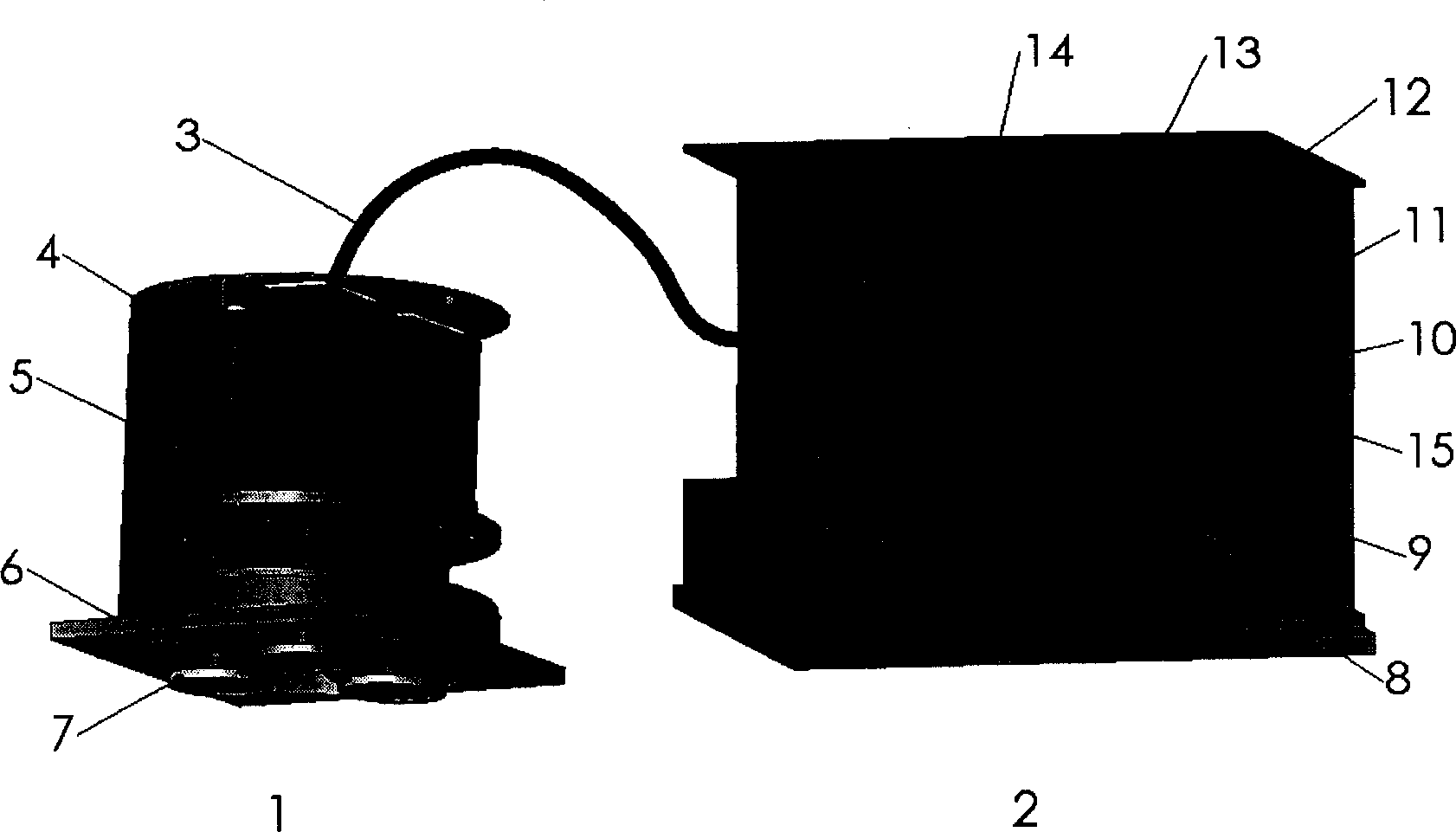 Manless machine carried light small multiple spectrum imaging instrument for monitoring