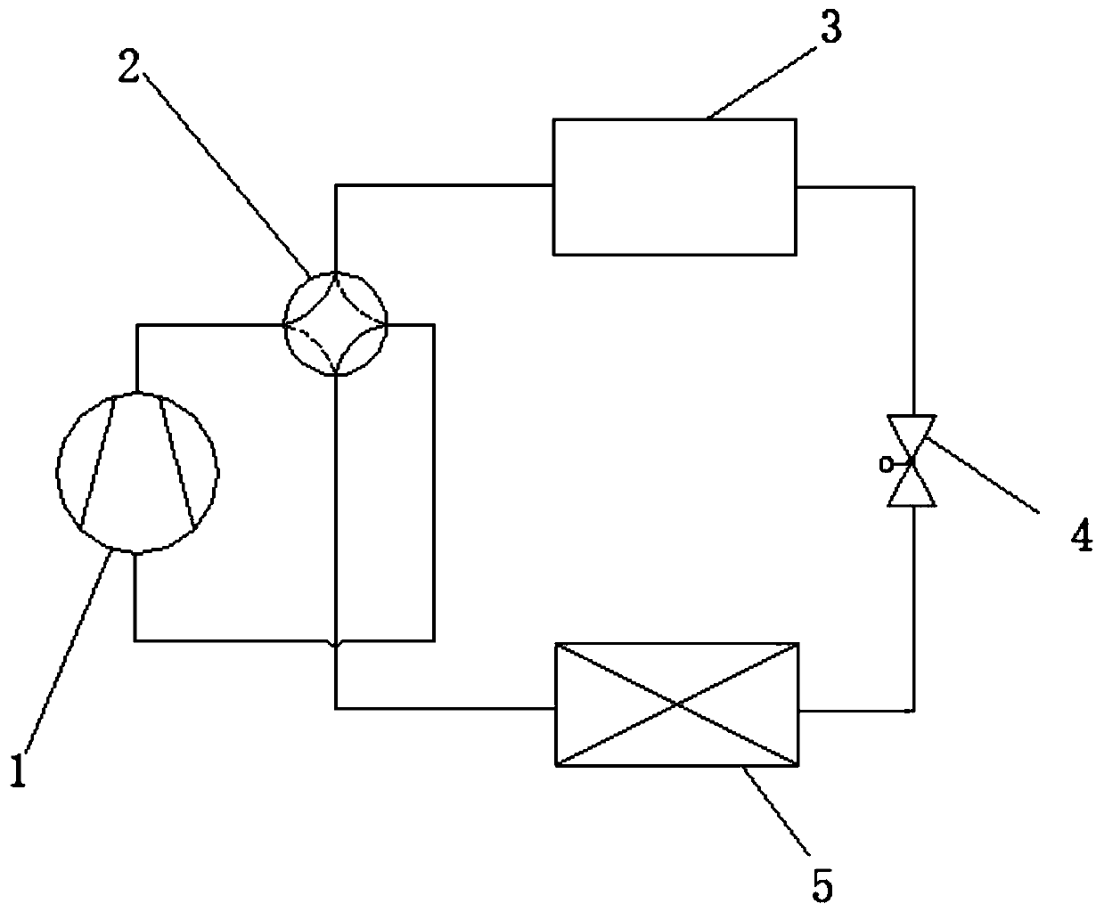 Low-temperature non-stop heat pump air-conditioning system and control method thereof