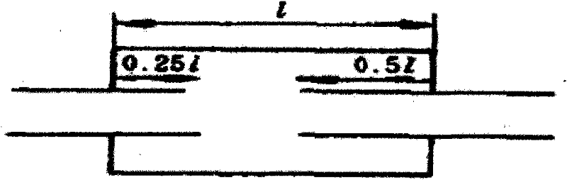 Muffler of double-section expansion chamber of automobile