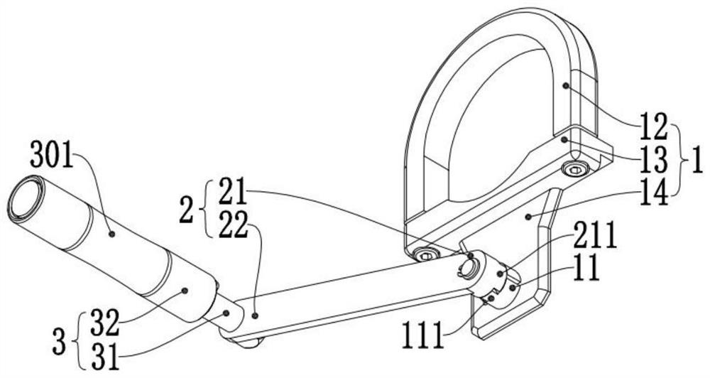 Conductive auxiliary wheel device and line inspection robot using same