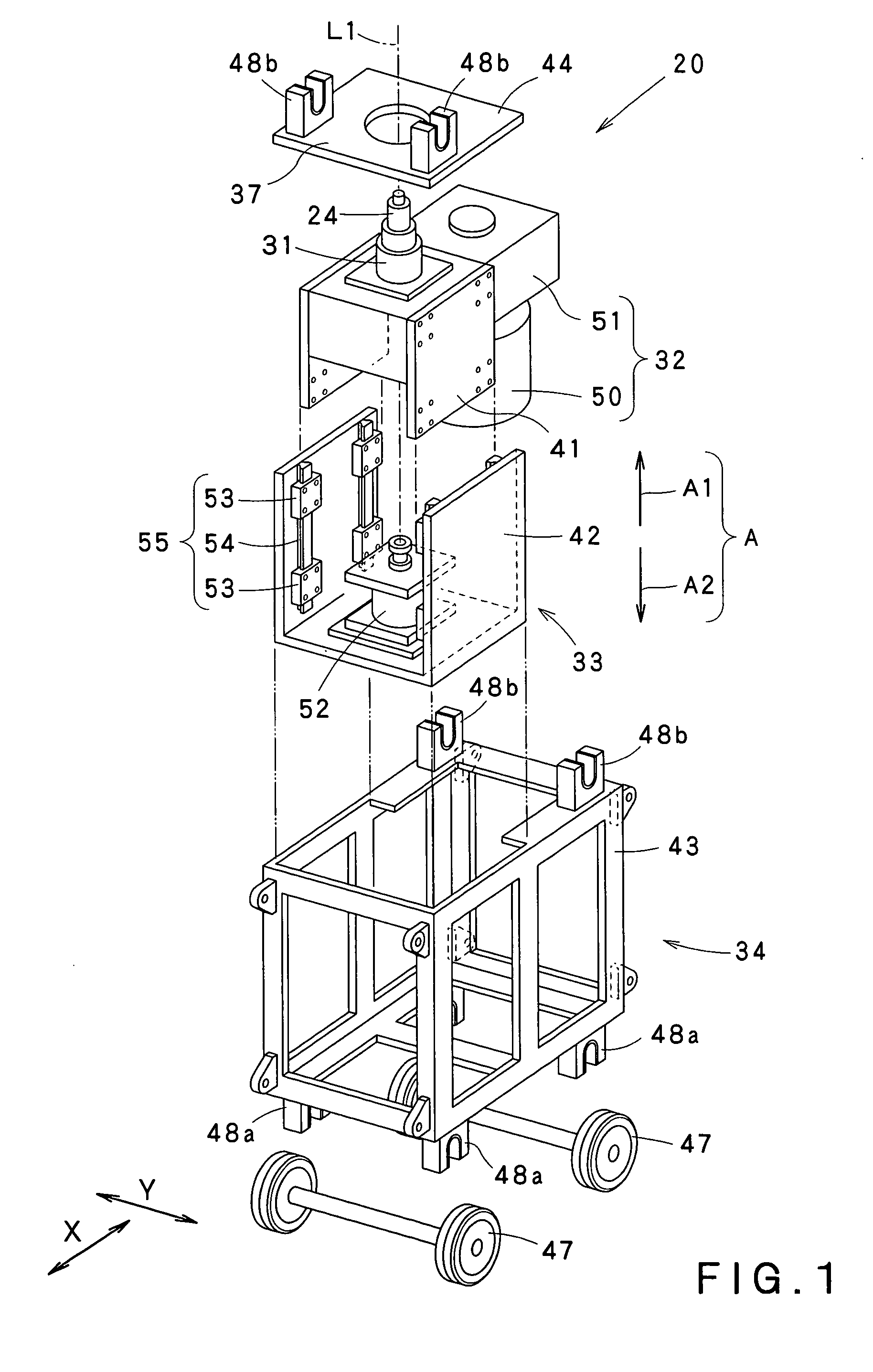 Friction stir welding device