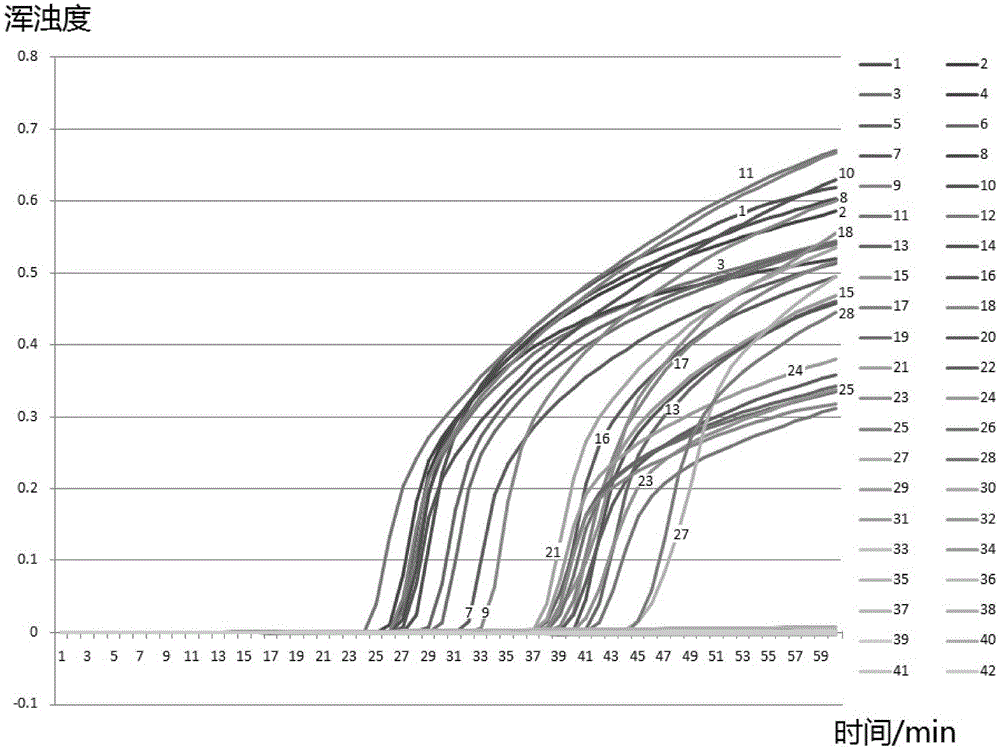 Method for detecting pectobacterium carotovorum based on loop-mediated isothermal amplification technology, primer combination of method and detection kit