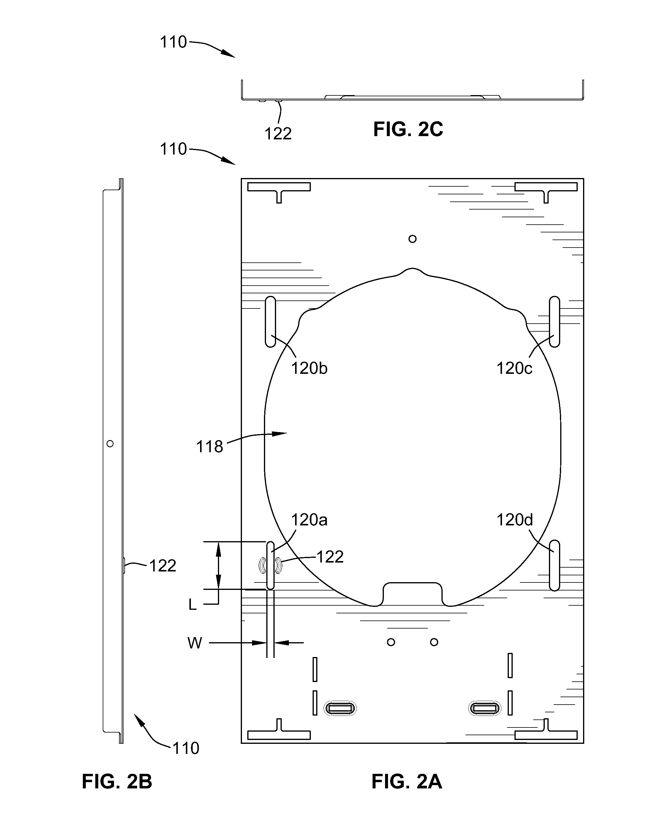 Translating aperture adjustment for a recessed luminaire