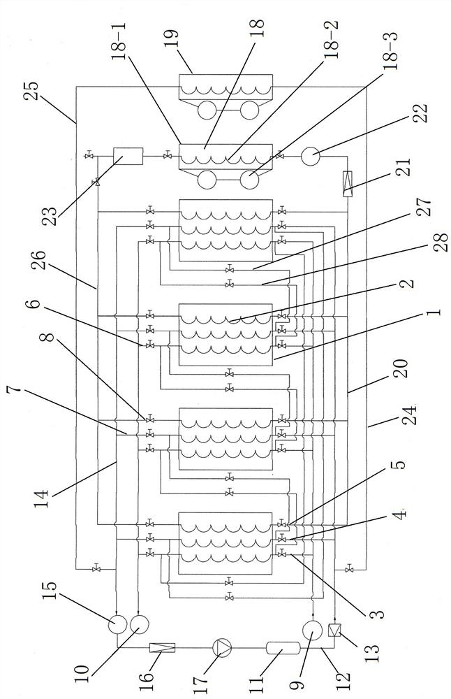 Refrigeration and cold accumulation system for refrigerator car