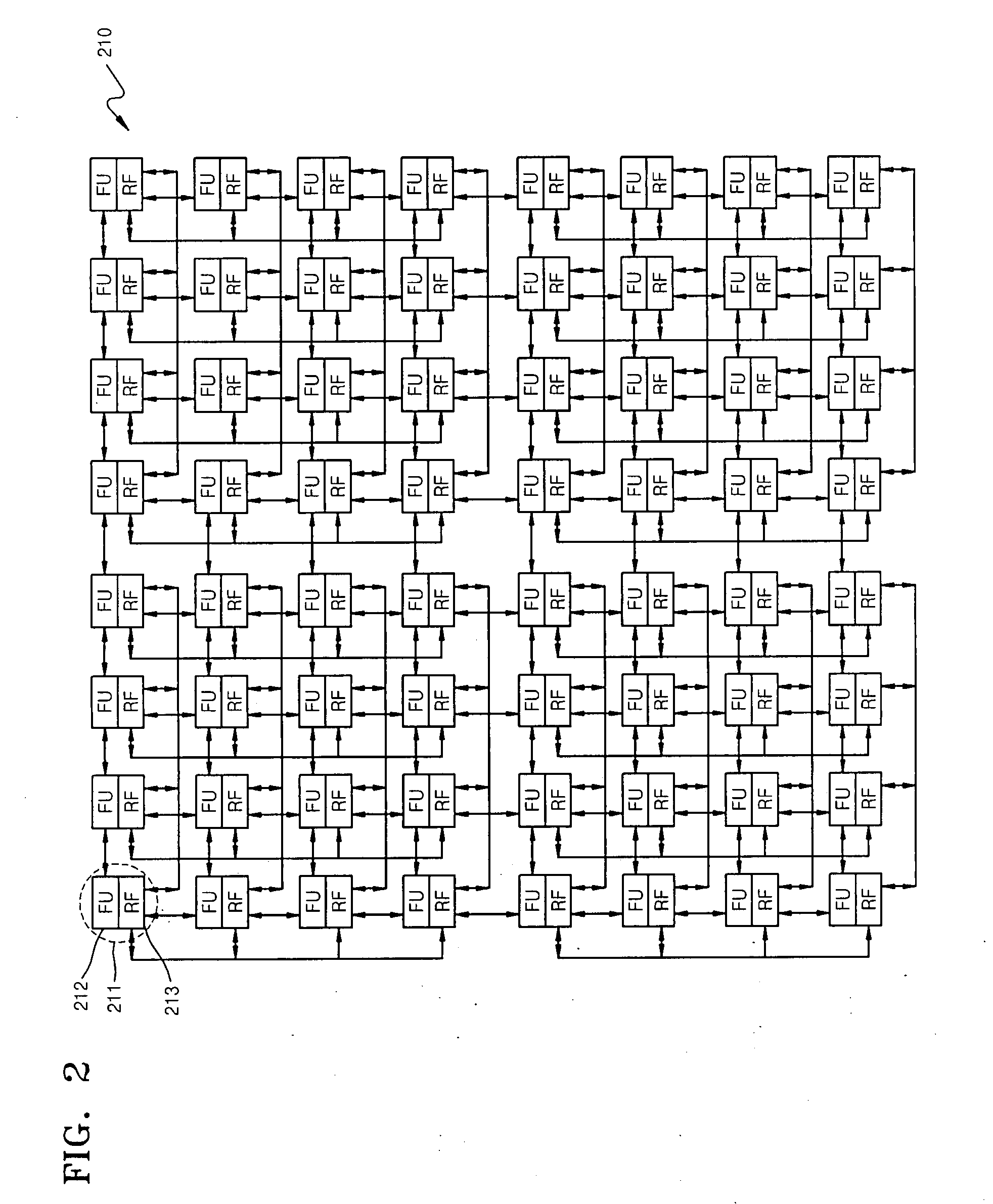 Multitasking method and apparatus for reconfigurable array