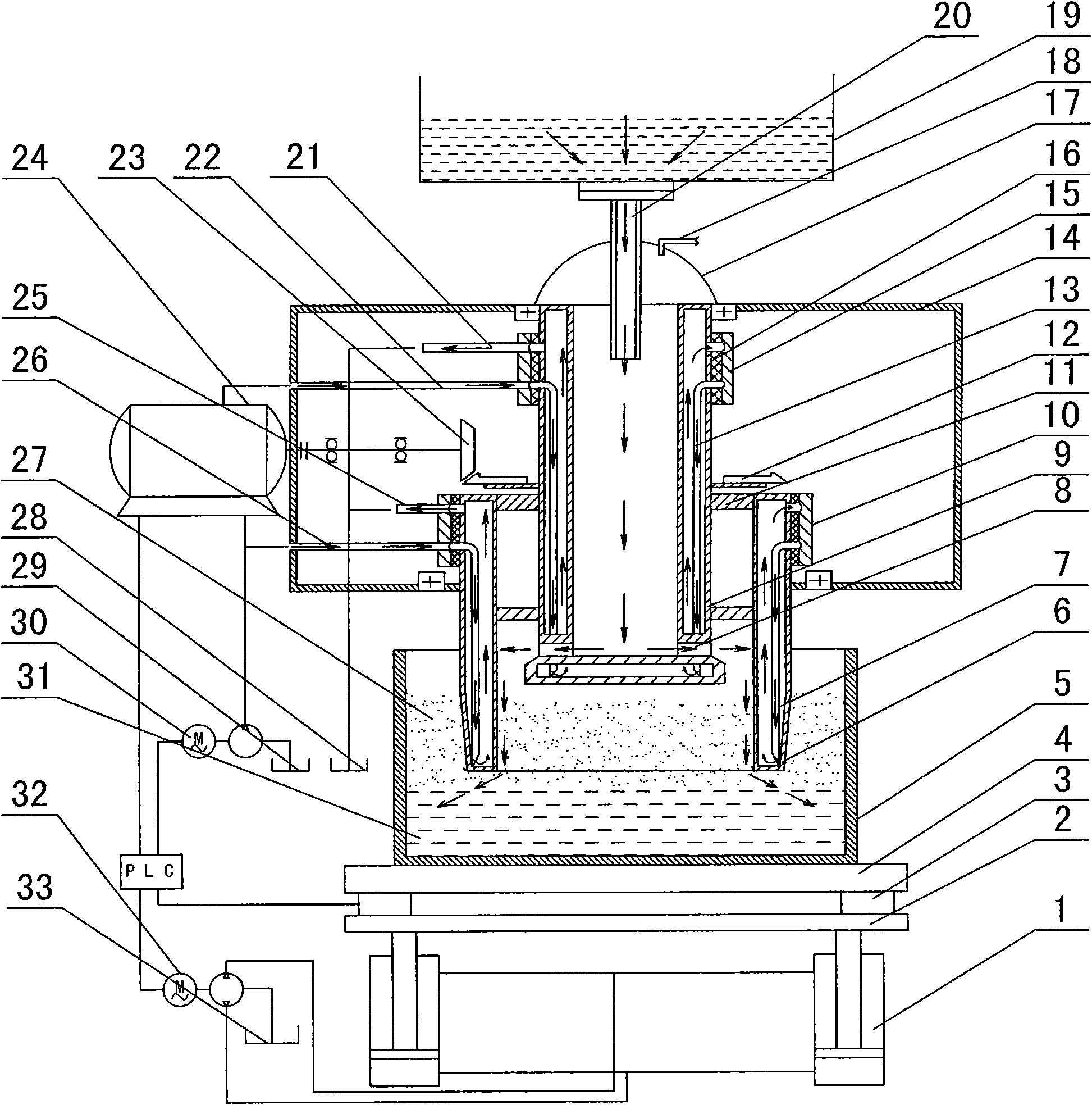 Equipment and method for removing nonmetallic slag inclusion in steel and iron smelting process