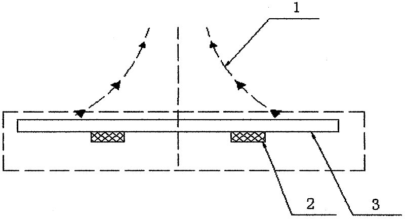 Hot-runner diffusion type LED street lamp radiating solution