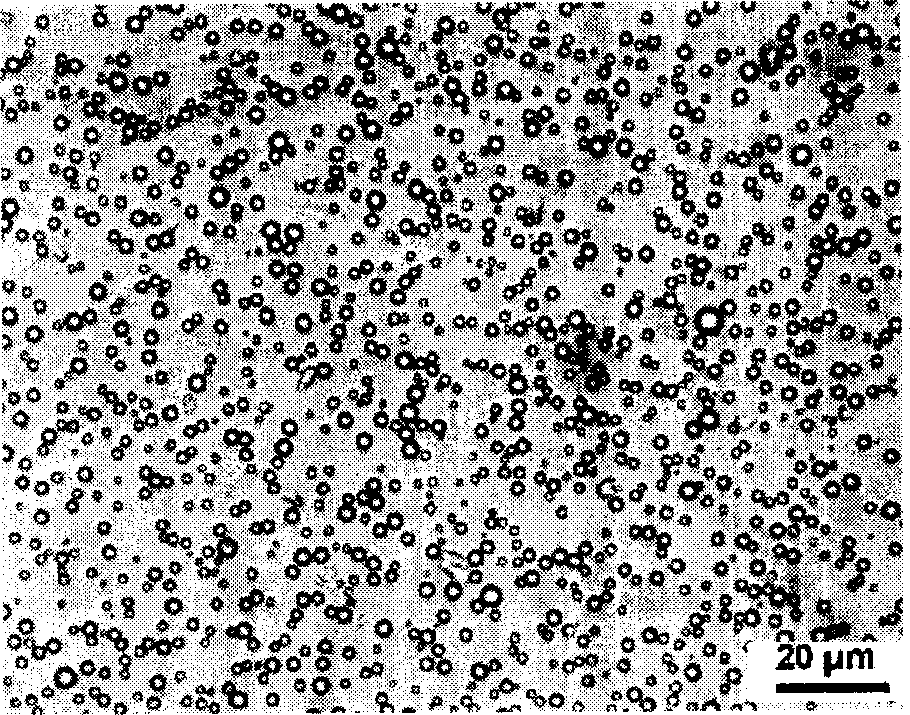 Polymer microsphere containing inorganic nano microparticles, and its preparing method and use