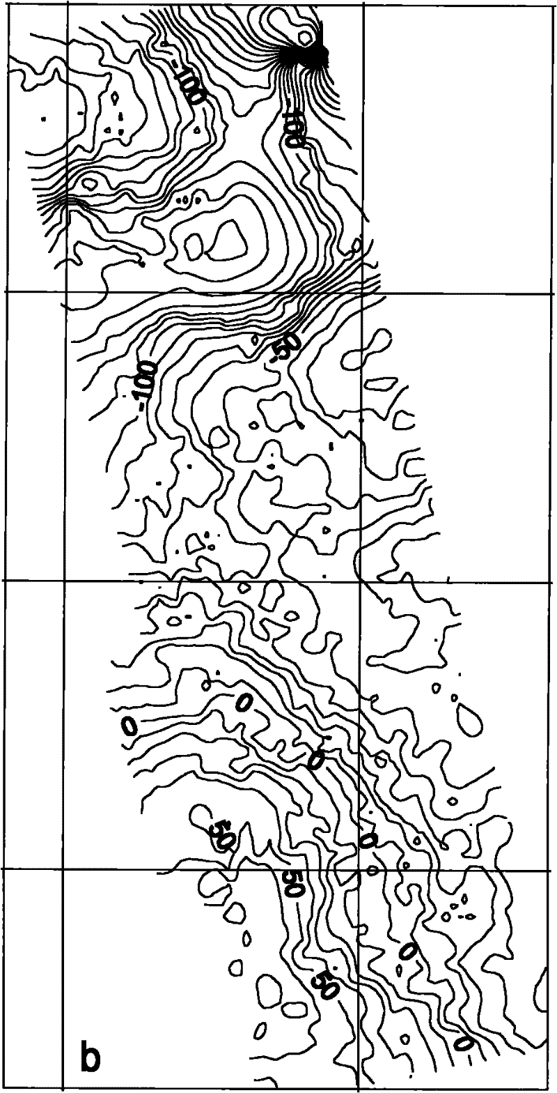 Method for correcting interference of variance coefficient in gravity and magnetic interference zone