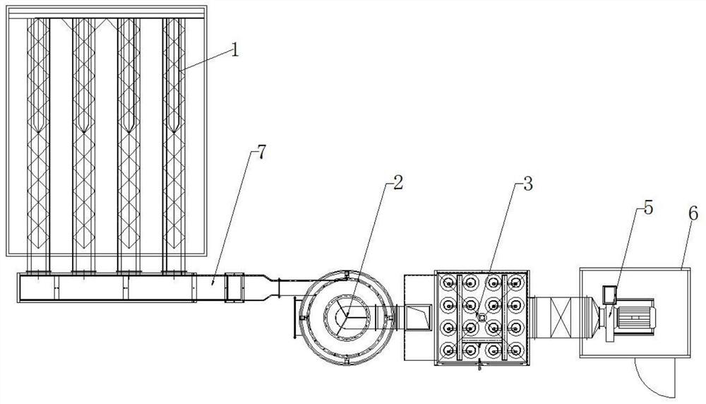 Large manual sand blasting system