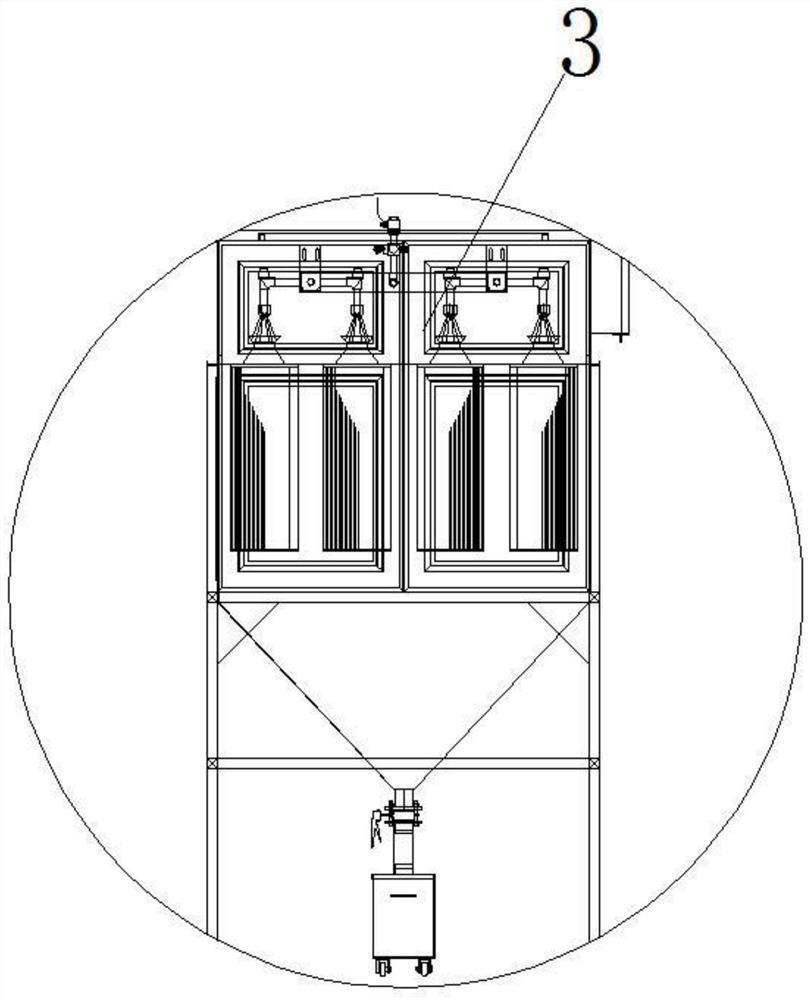 Large manual sand blasting system