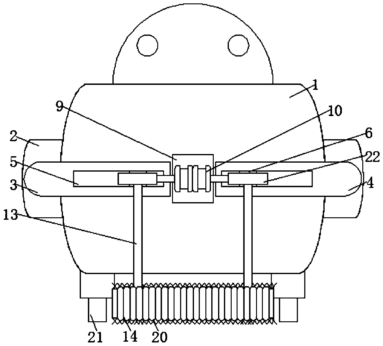 A sweeping robot and method for conveniently adjusting cleaning range