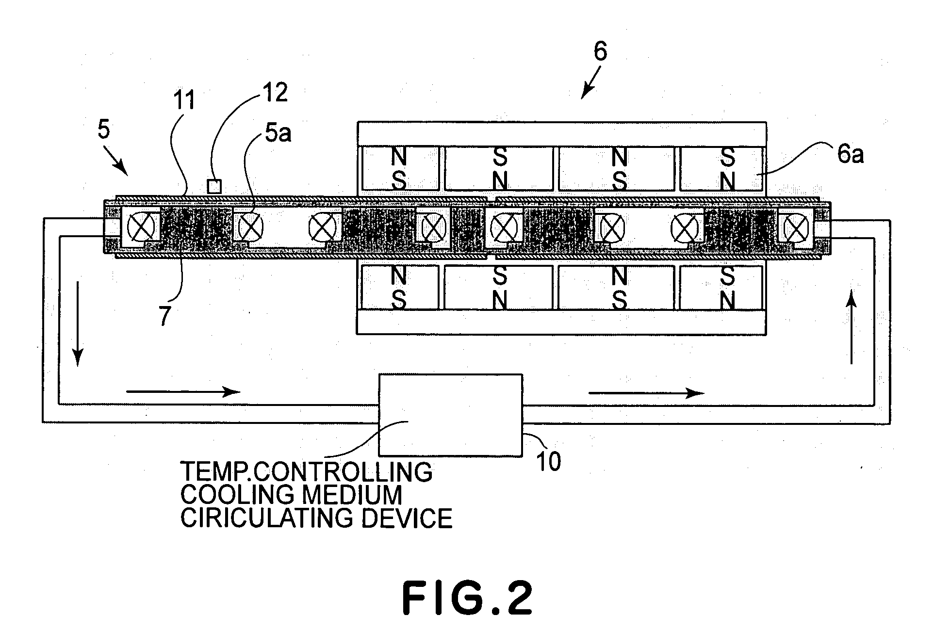 Positioning system and linear motor