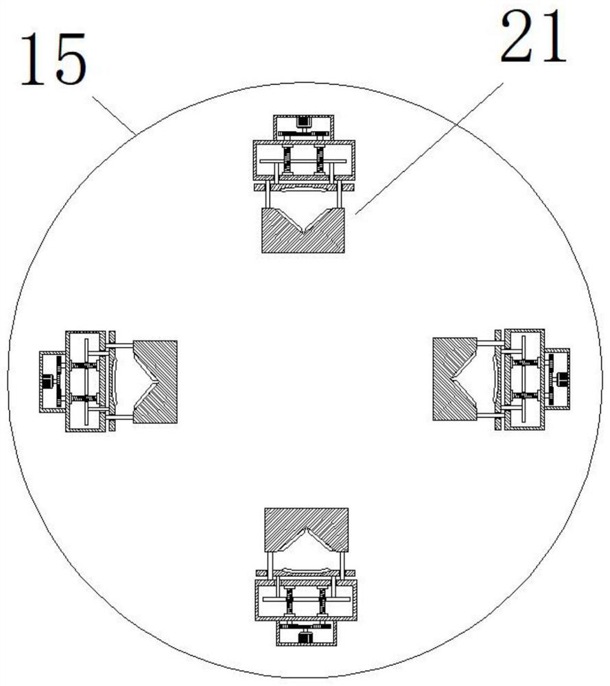 Hardware pipe fitting surface polishing device