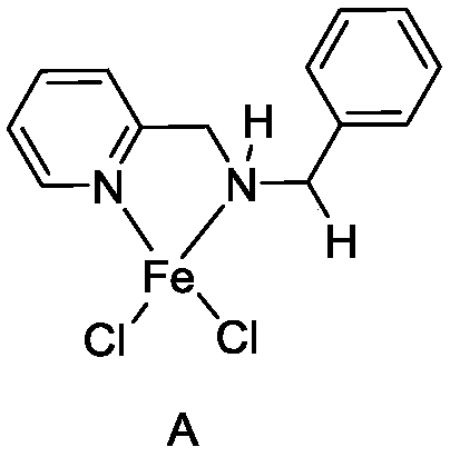 Alkyl-substituted pyridinamine iron-based catalyst and preparation method and application thereof