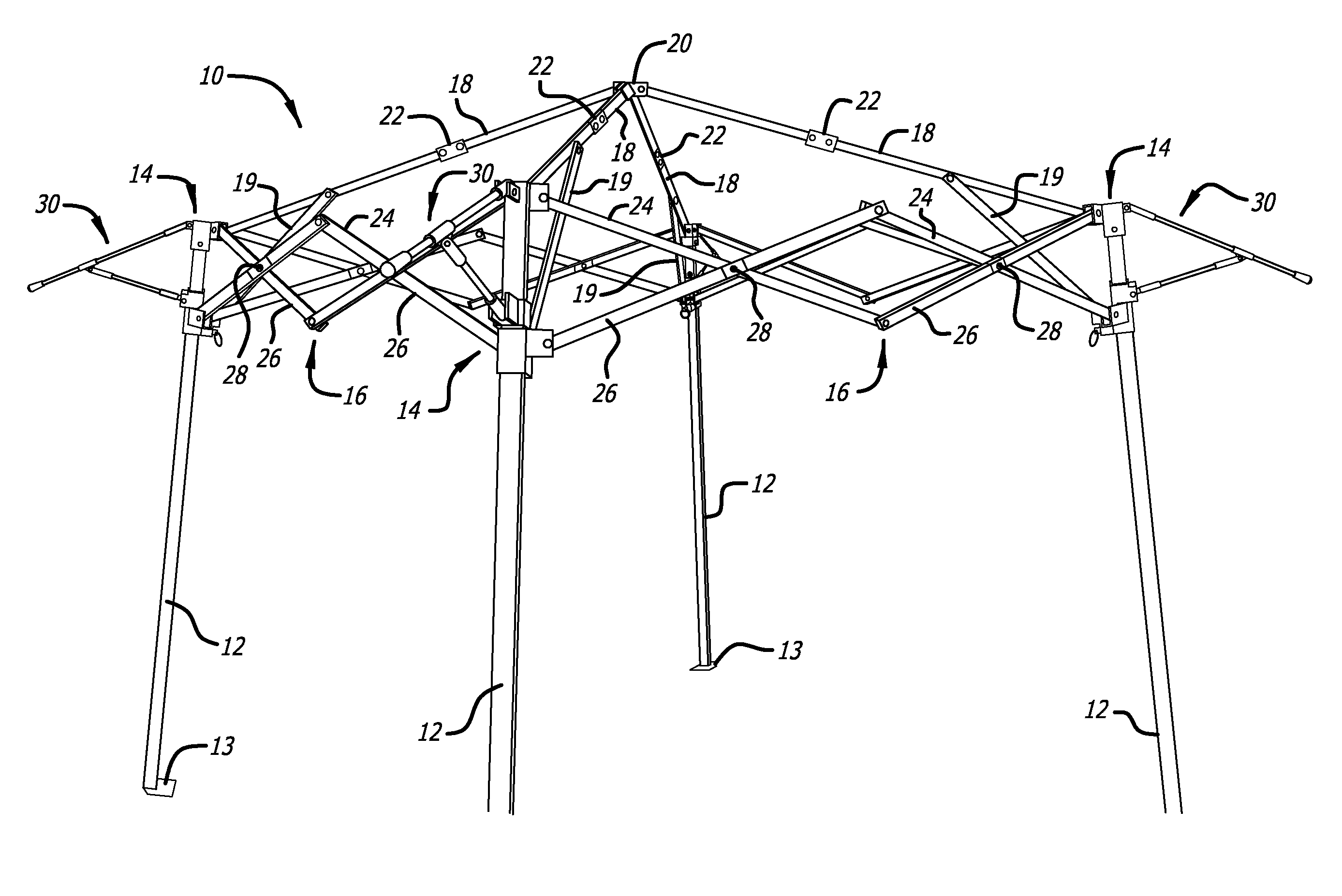 Shelter With Extended Eaves