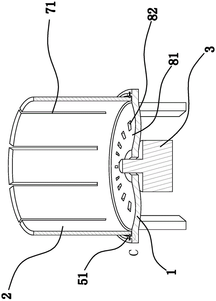 A resistance adjustment structure on a leather softening machine