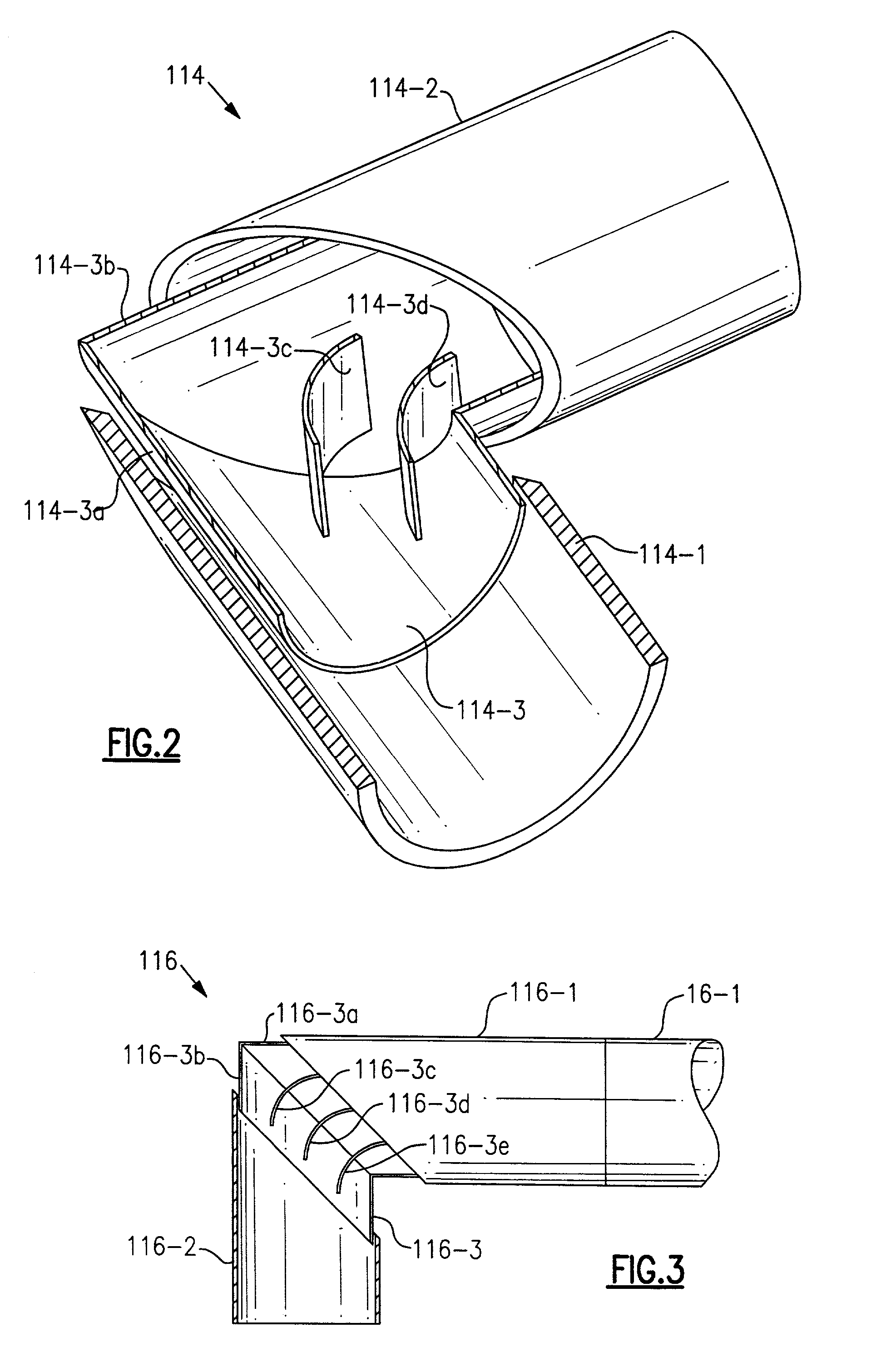 Chiller compressor circuit containing turning vanes