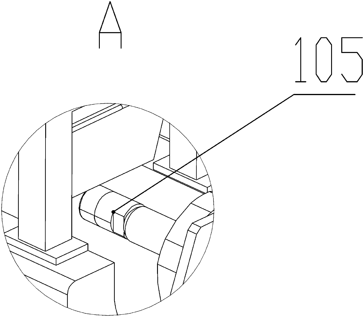 Small direct current motor shaft length detection device and method