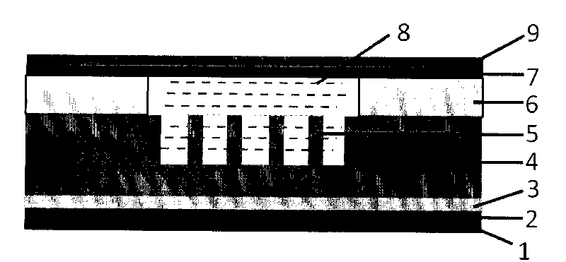 Heterojunction and photoelectrochemistry mixed solar cell