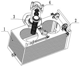 Full-automatic rope net belt storage box